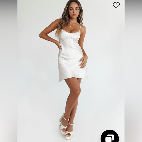 Princess Polly Dresses & Skirts - Jazelle satin princess Polly mini dress